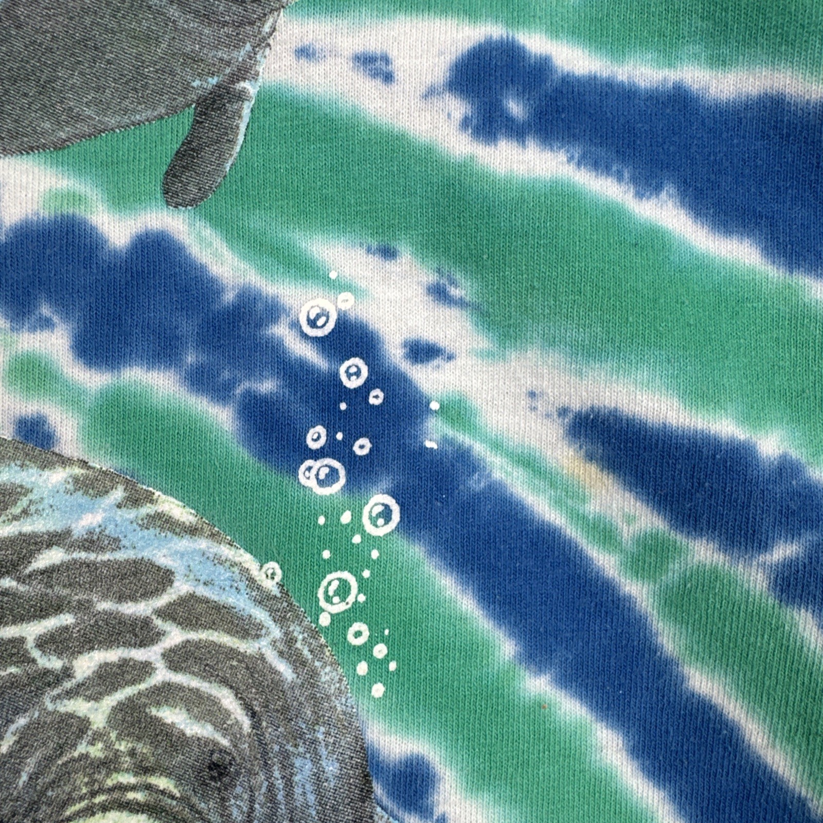 Vintage Seaworld Amusement Park Florida Manatee Tie Dye T-Shirt Sz XL gallery