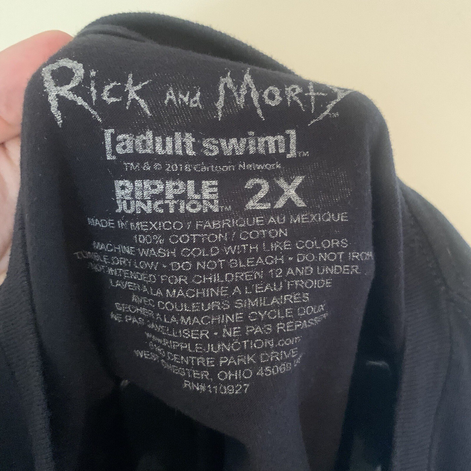 Rick and Morty Adult Swim Ripple Junction T Shirt Men’s 2XL gallery
