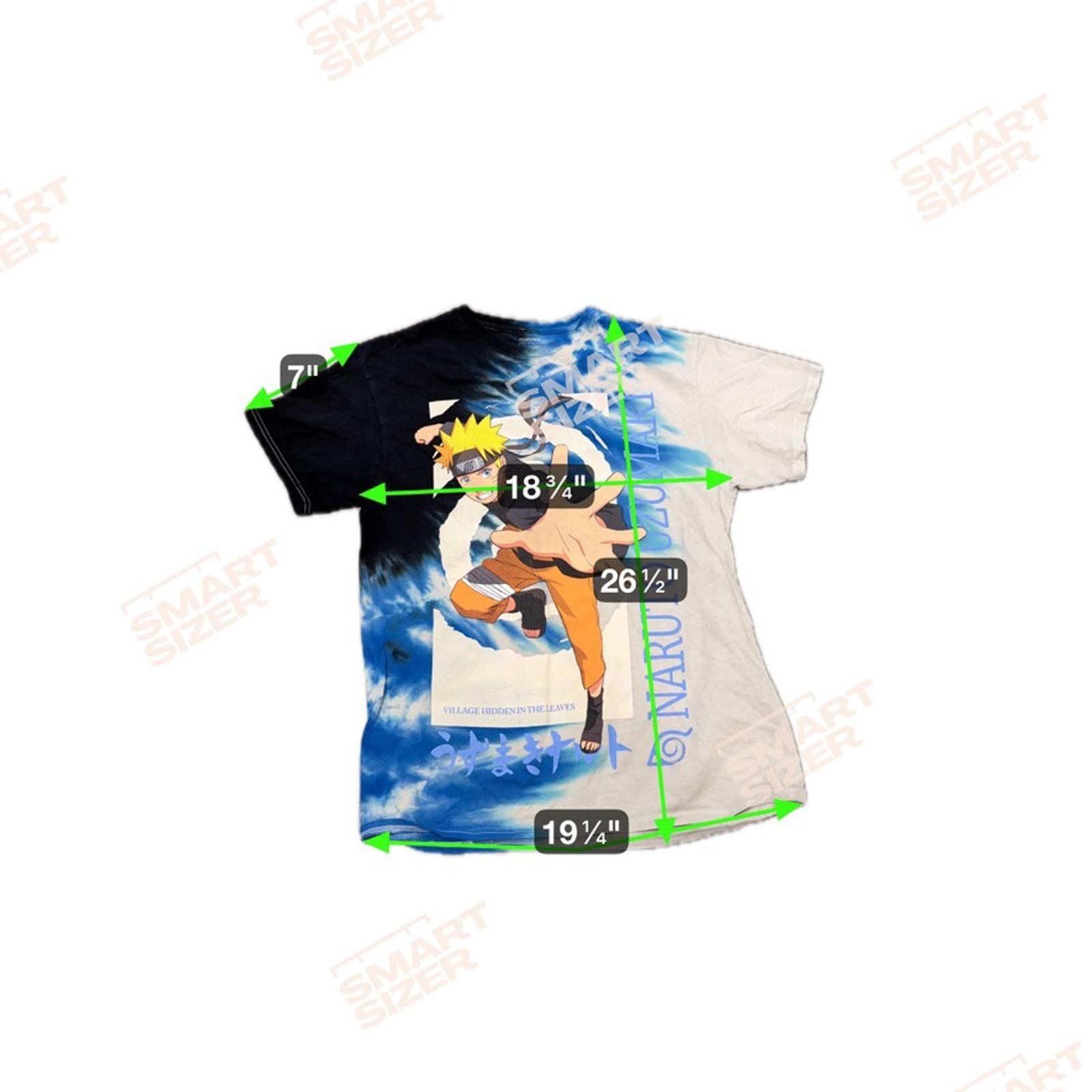 Naruto Uzumaki Graphic Tee - Unique Tie-Dye Design Mens M gallery