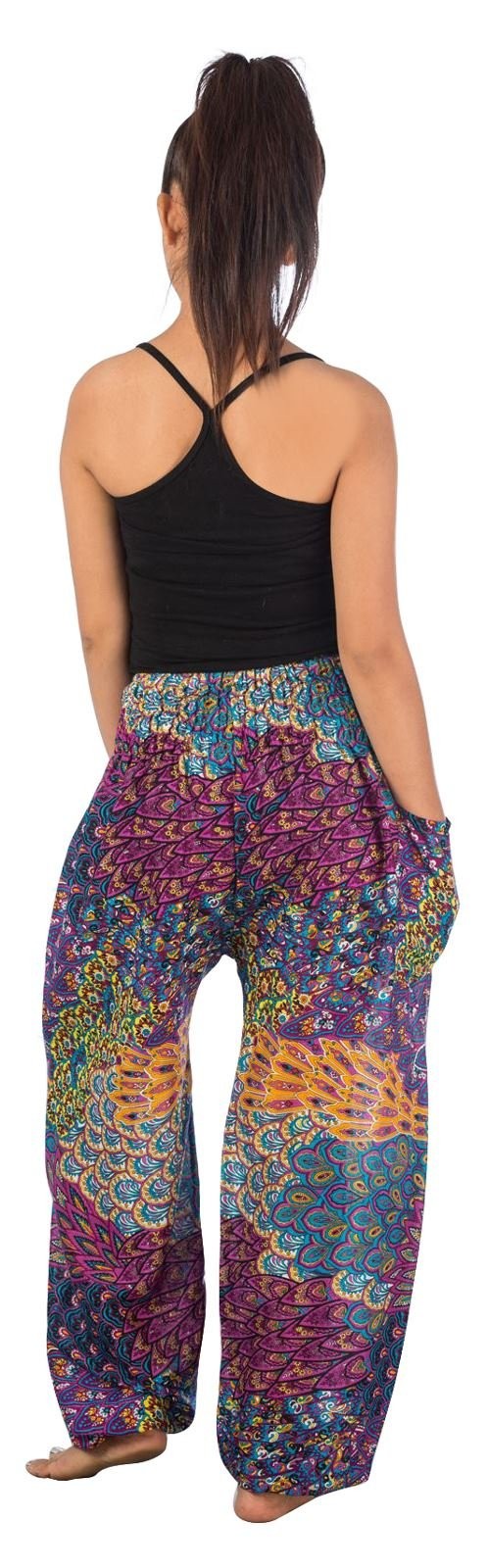 Harem Pants for Women Yoga Boho Hippie Clothing Palazzo Bohemian Beach Matern... gallery