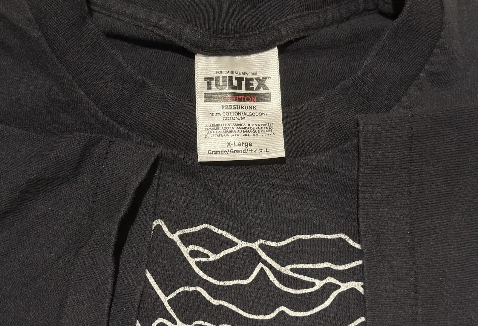 JOY DIVISION vintage 1995 UNKNOWN PLEASURES t shirt LOVE WILL TEAR US APART XL gallery