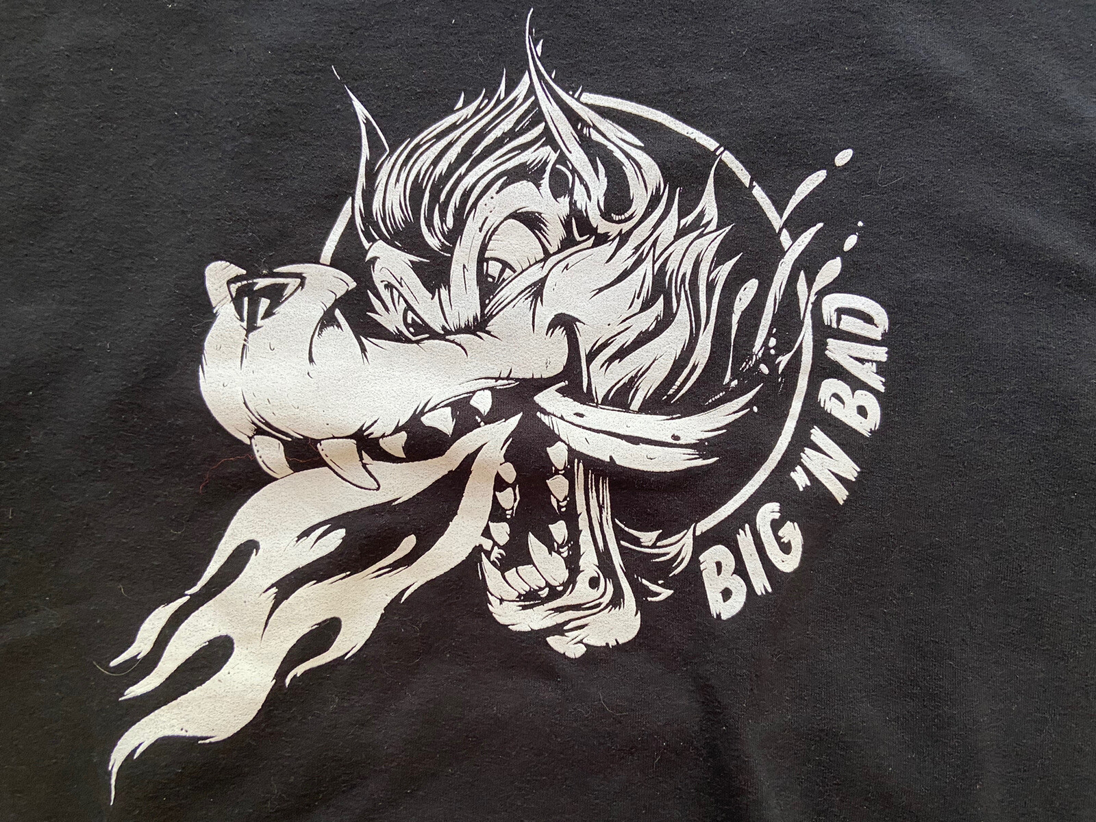 Call of Duty Vanguard Hoodie Sweatshirt Double Sided COD Big N Bad Wolf Mens L gallery