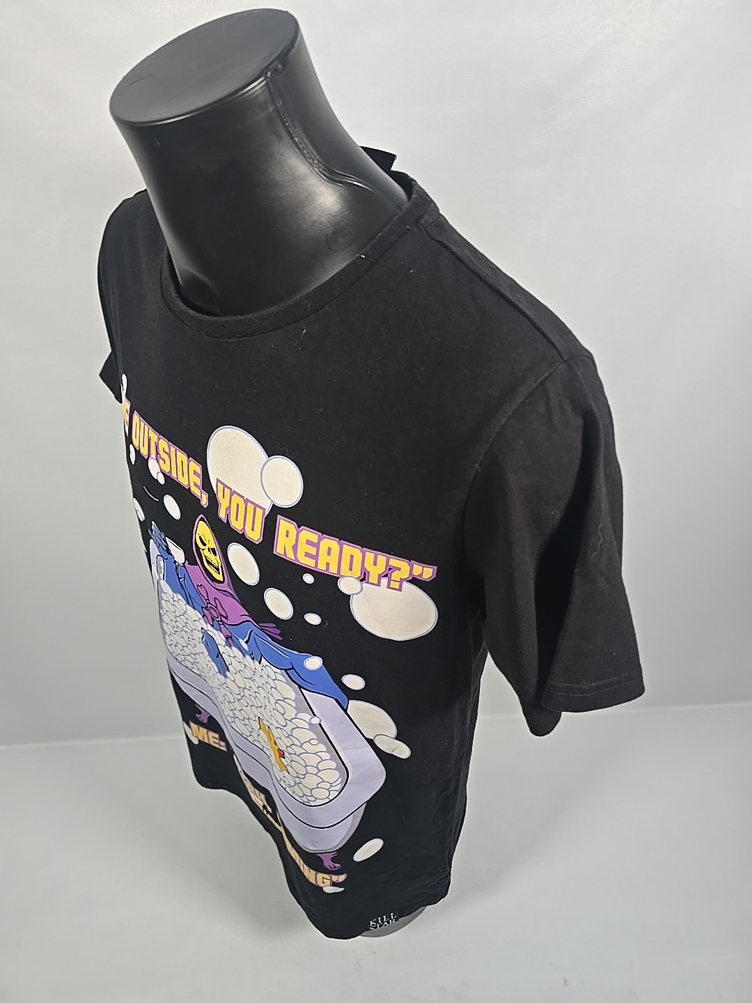 KILLSTAR Skeletor T-Shirt Masters of Universe Chillax Black Unisex Tee XL gallery