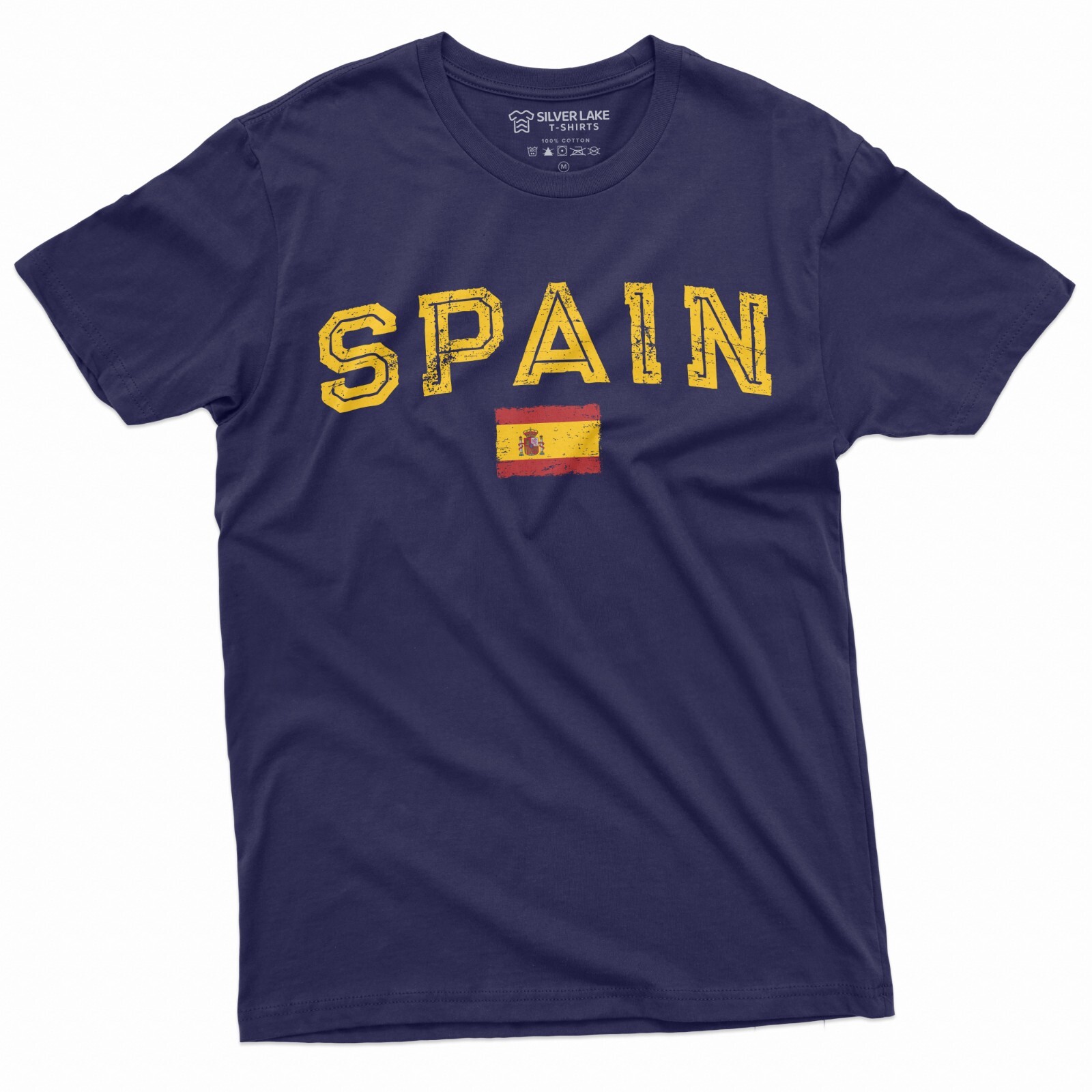 Spain España T-shirt Spanish Flag Coat of arms National Patriotic Tee Shirt Tee gallery