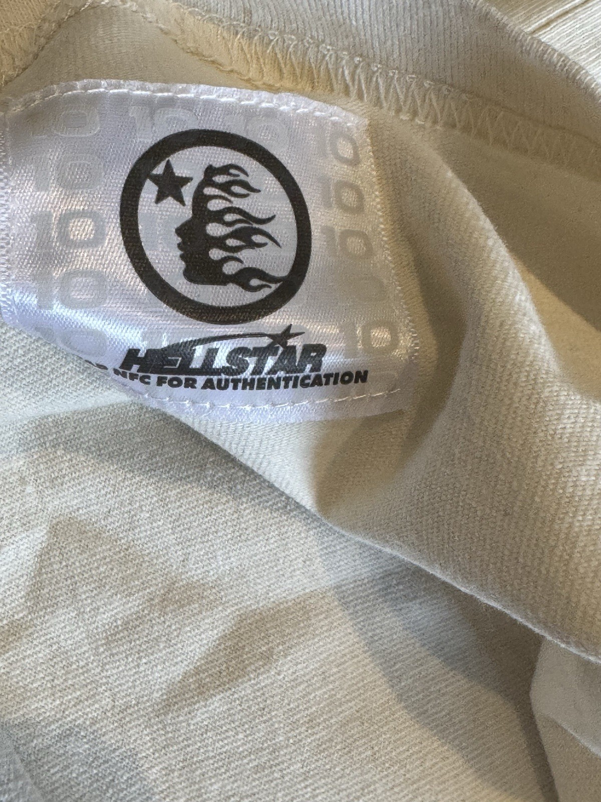 Hellstar Studios Classic Logo Vintage Beige T-Shirt Size S,M,L,XL NEW gallery