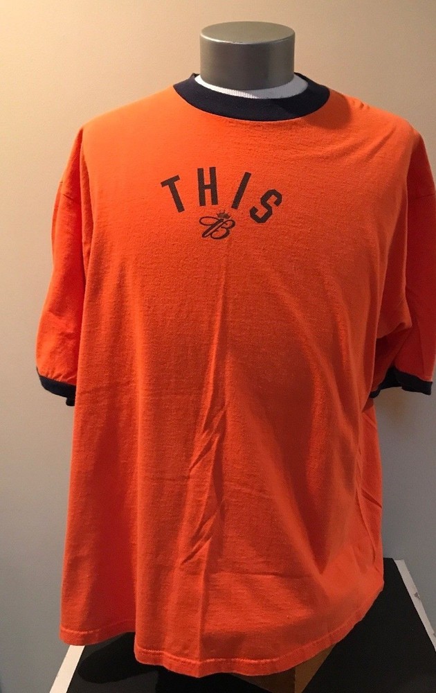 Budweiser This Bud 4 U Orange Delta Pro Weight Men’s T Shirt 2XL Vintage VGC