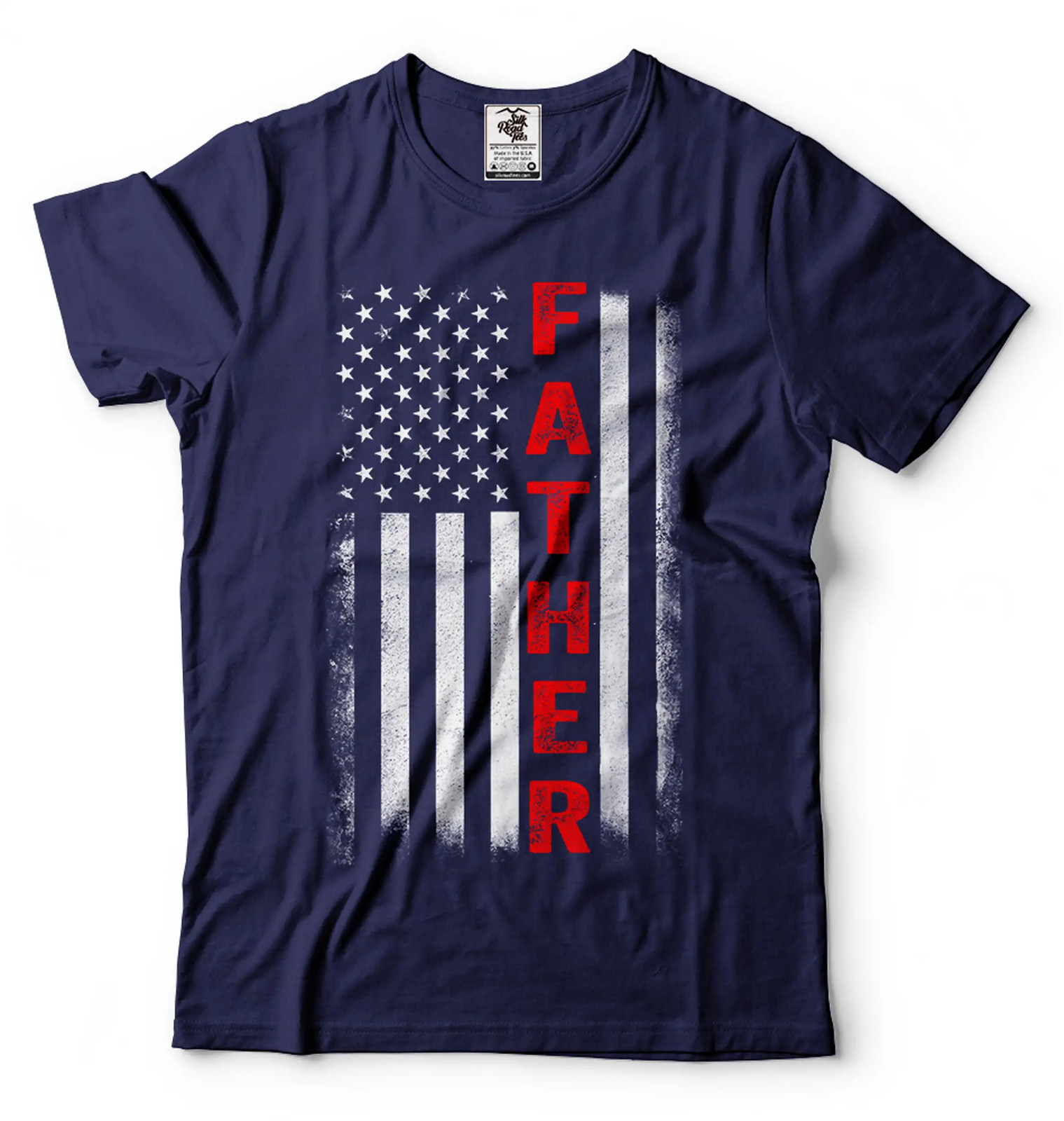 Mens Father Patriotic Shirt USA Flag Patriotic Tee Father's Day Patriotic Shirt gallery