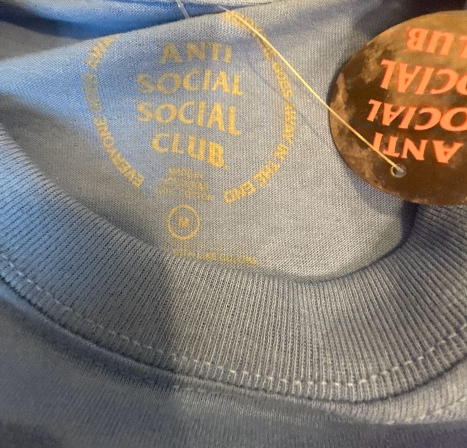 Anti Social Social Club Hot At First Light Blue Flame Tee gallery