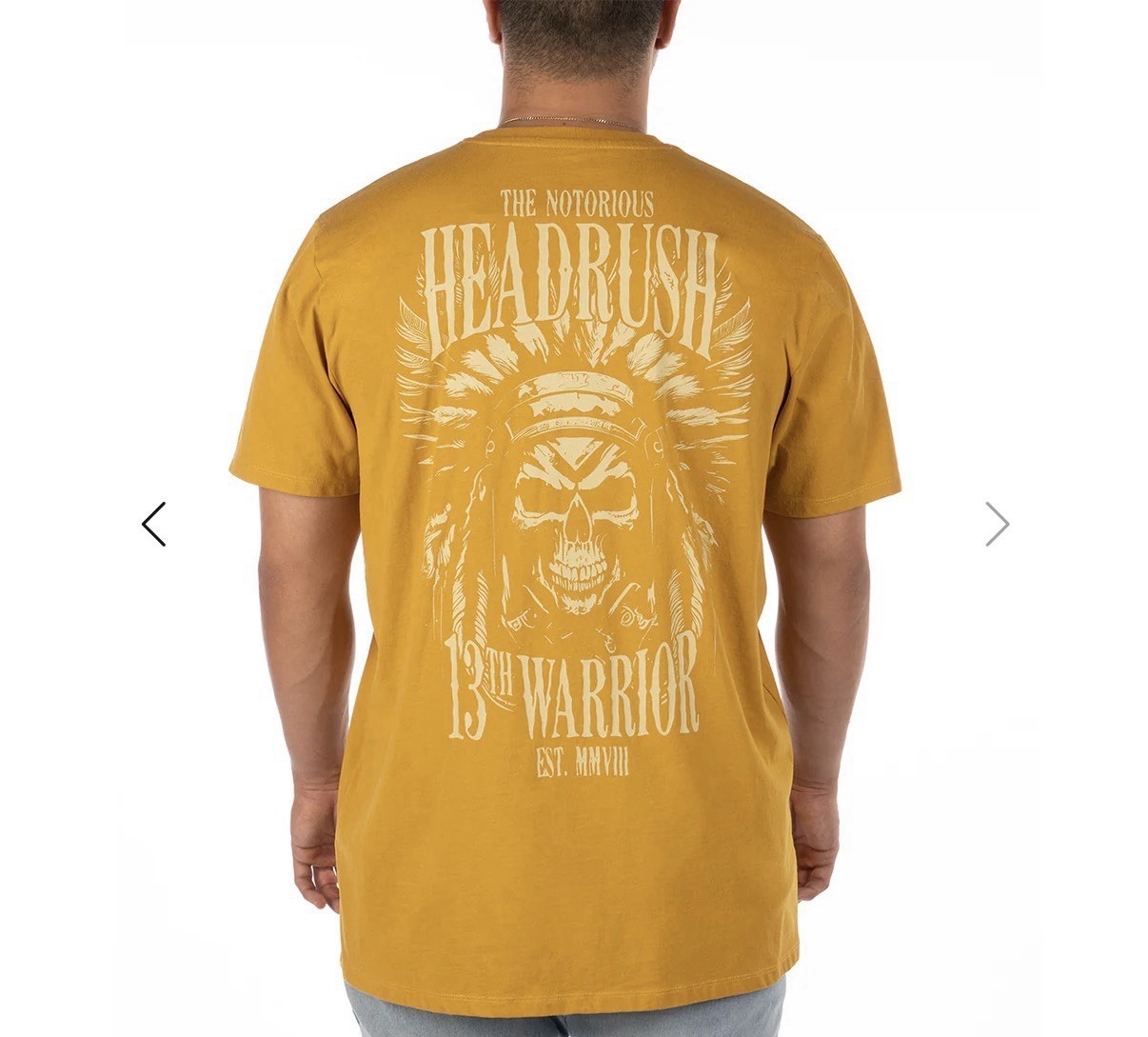 NEW SEALED Headrush "Great Specter" T-Shirt - Vintage Yellow - 2XL/2TG - RARE gallery