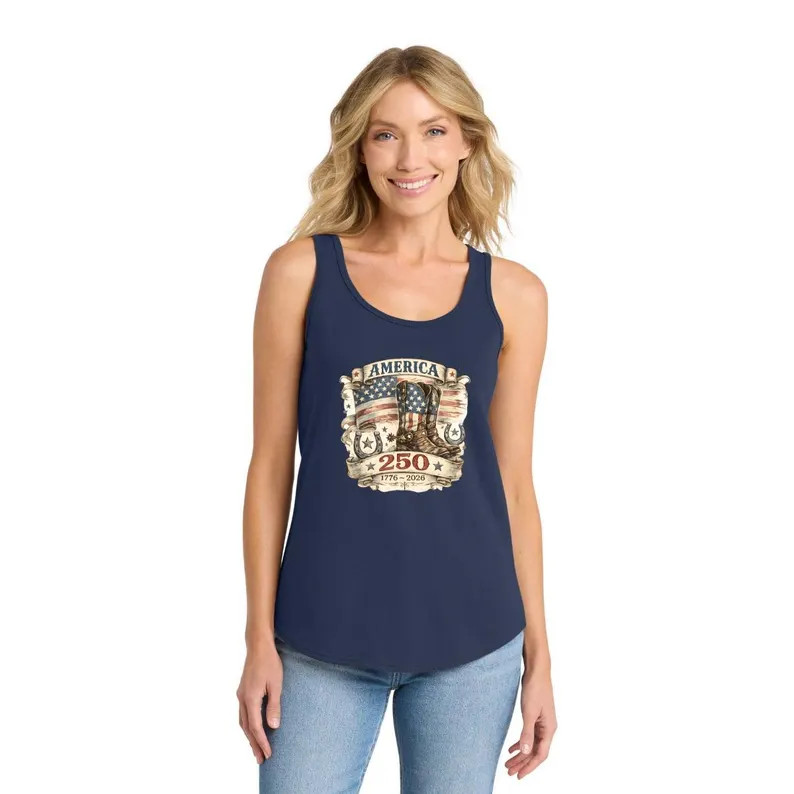 America 250th Anniversary Womens Tank Top USA Patriotic Independence Day gallery