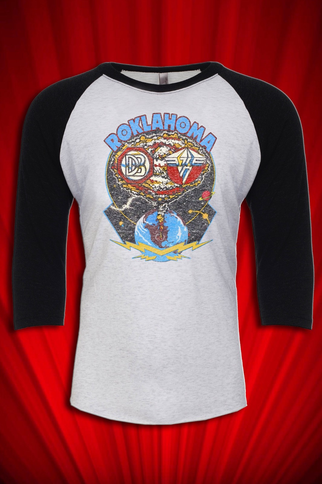 Roklahoma 1980 Tee – Retro Rock Jersey Van Halen Doobie Bros Unisex SM-XXL gallery