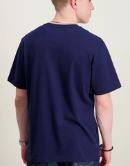Polo Ralph Lauren Navy Distressed AMERICAN FLAG Appliqué Short Sleeve T Shirt