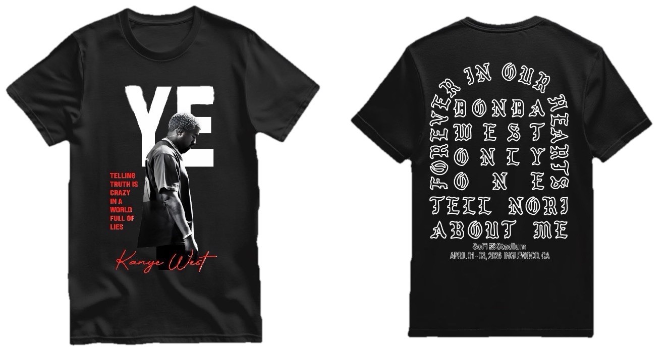 Ye Bully Live At Sofi Merch All Sizes Street Vendors Merch 2026 S-5Xl gallery