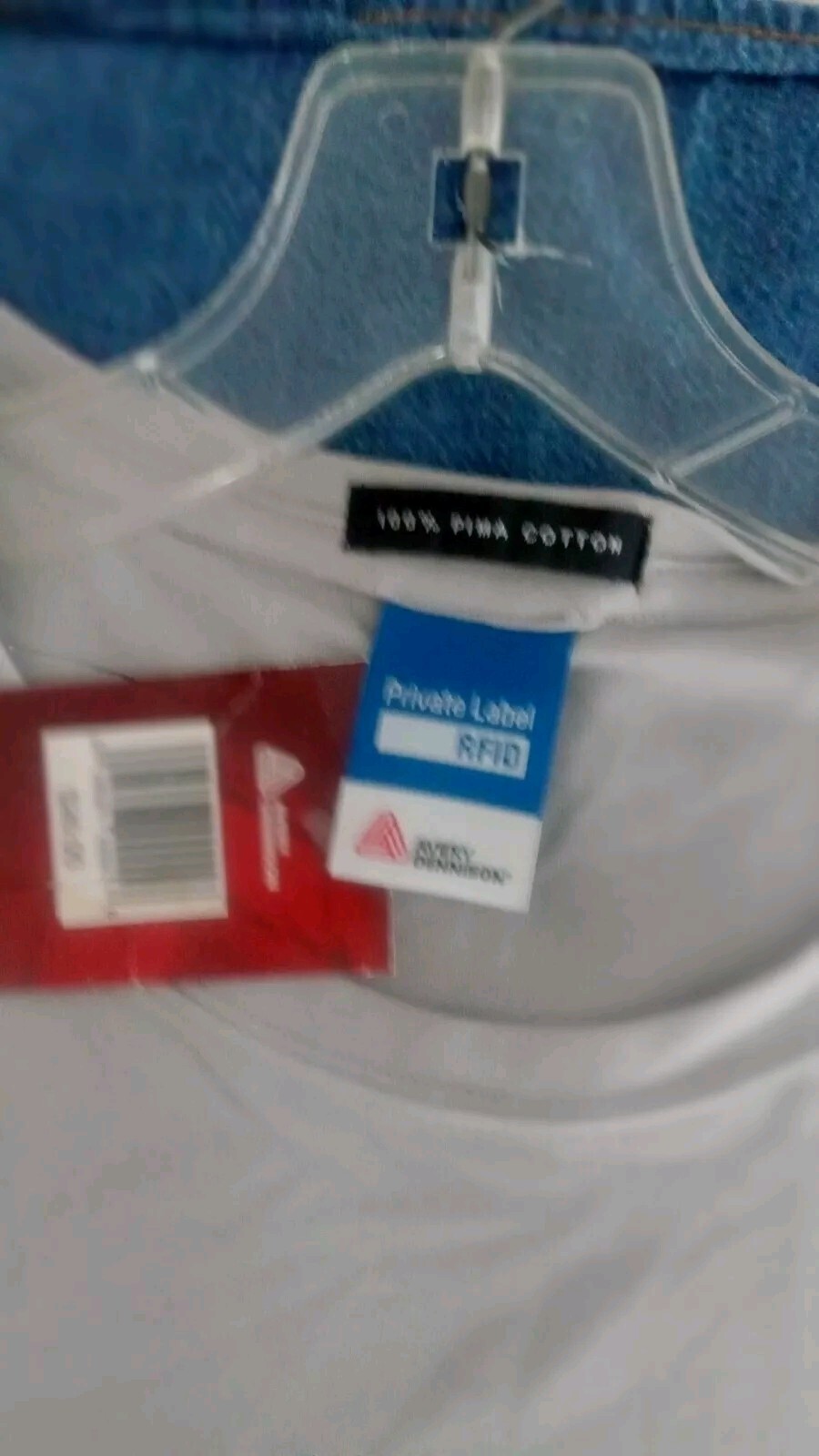 86 NWT Avery Dennison Private Label RFID 100% Prima Cotton Gray Men’s Shirt SzXL gallery