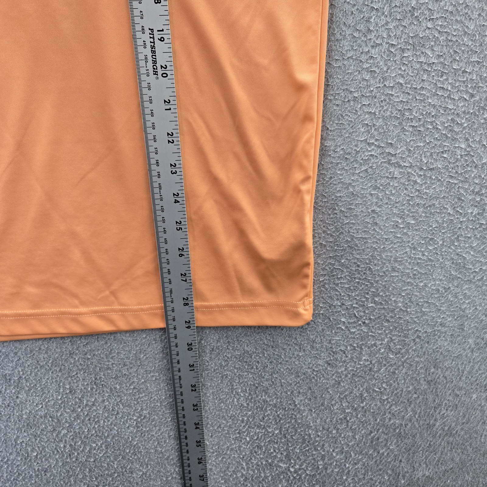 Columbia Men Shirt L/G Orange Logo Text PFG Activewear Long Sleeve Fishing gallery