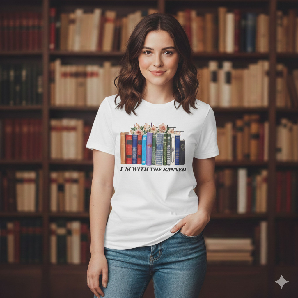 Books lover printed round neck short sleeve T-Shirt Unisex gallery
