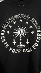 Black Craft Cult Create Your Own Future Candle T Shirt Small