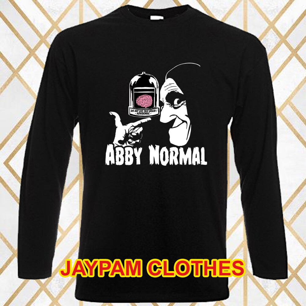 Abby Normal Men's Long Sleeve Black T-Shirt Size S - 2XL gallery