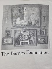 The Barnes Foundation Tshirt 1995 Vintage 90s Single Stitch Square Neck Large