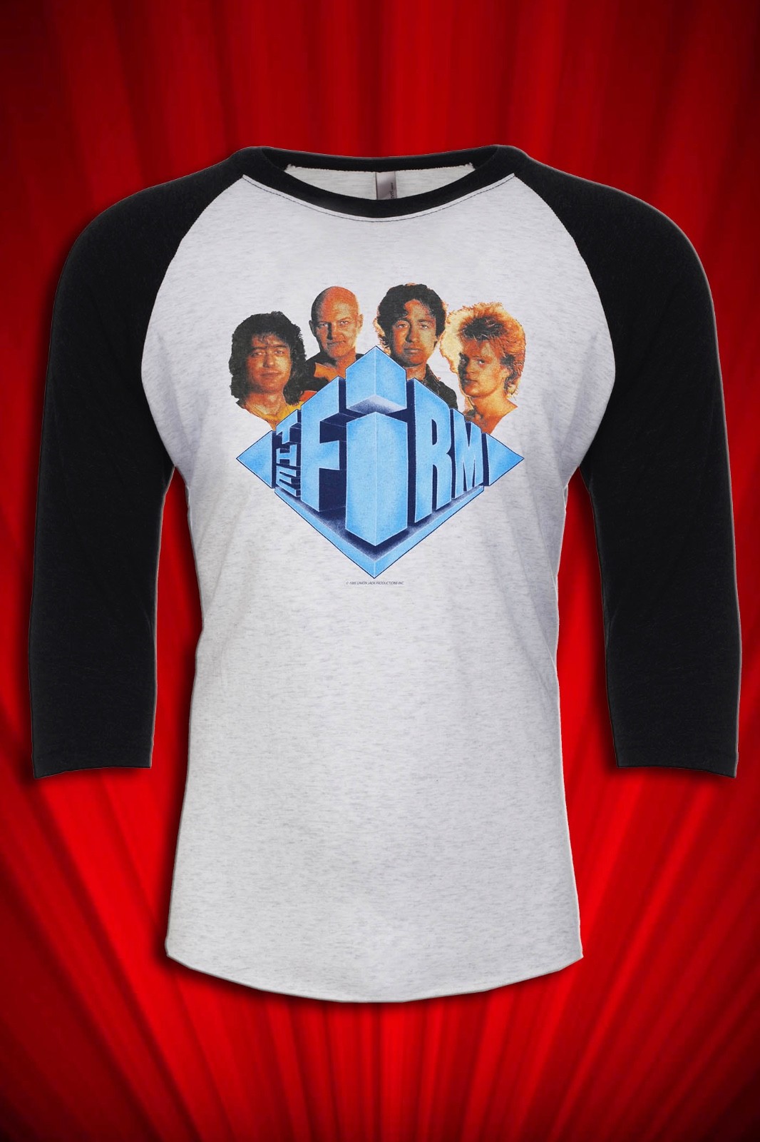 Firm Vintage 1985 Tour jersey Tee T-SHIRT FREE SHIP USA Jimmy Page Radioactive gallery