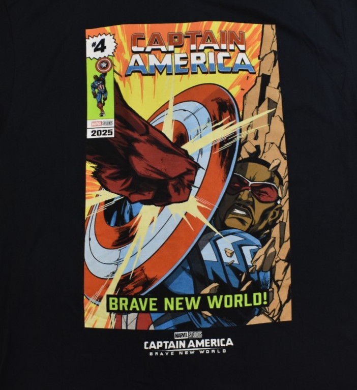 Marvel Studios: Captain America A Brave New World Comic Graphic Shirt New XS-3XL gallery