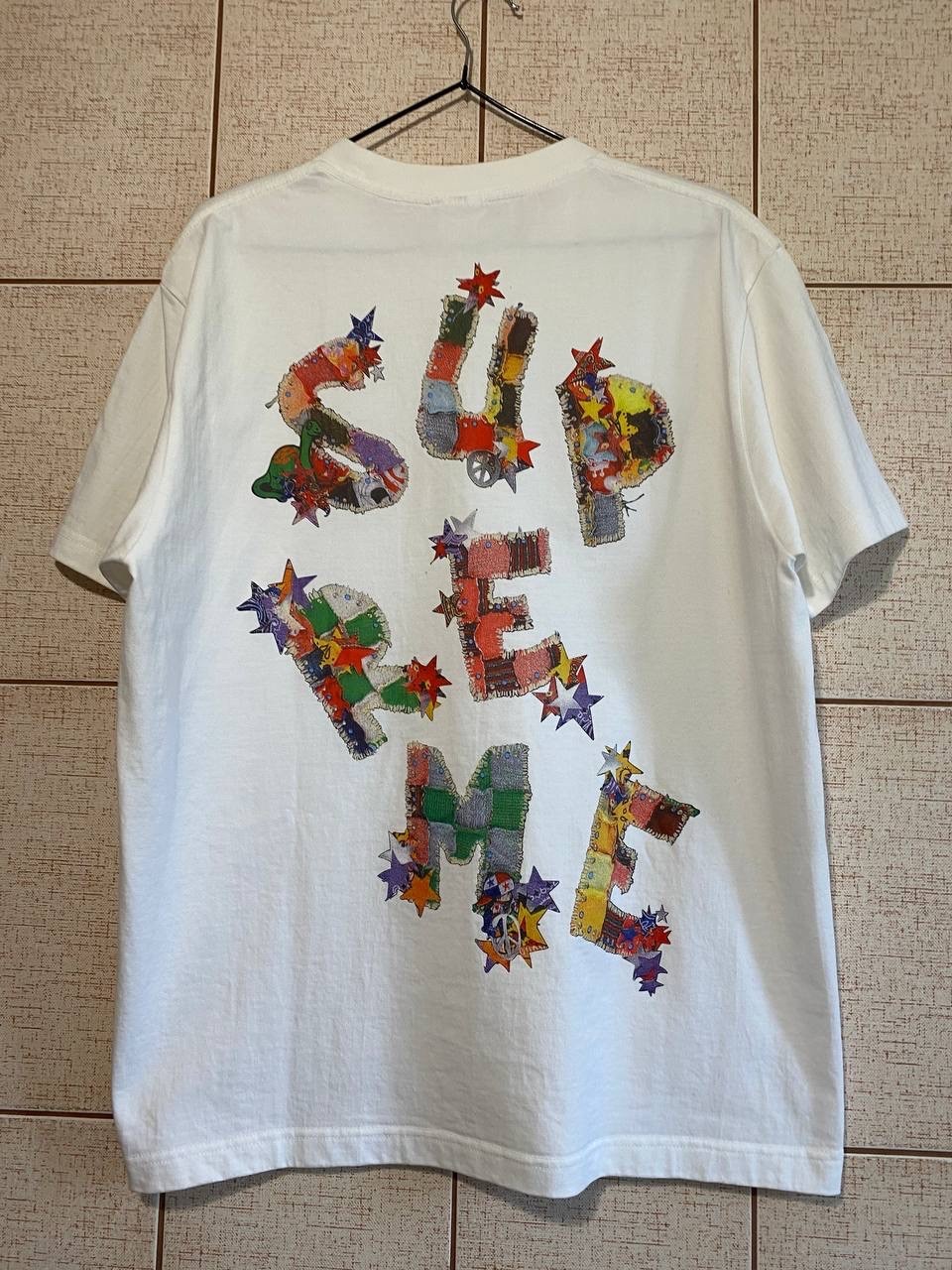 Supreme Patchwork SS24 T-Shirt – White– Size M – New With Tags gallery