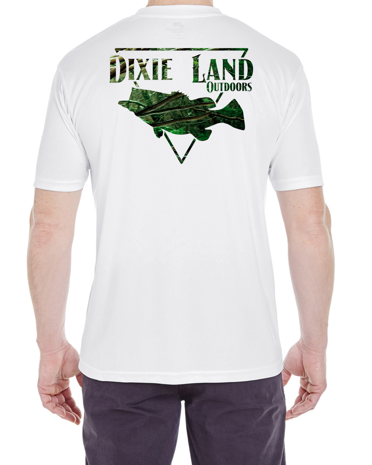 Bass fishing t shirt Short Sleeve Micro Fiber T-Shirt Camo uv 30+ camo