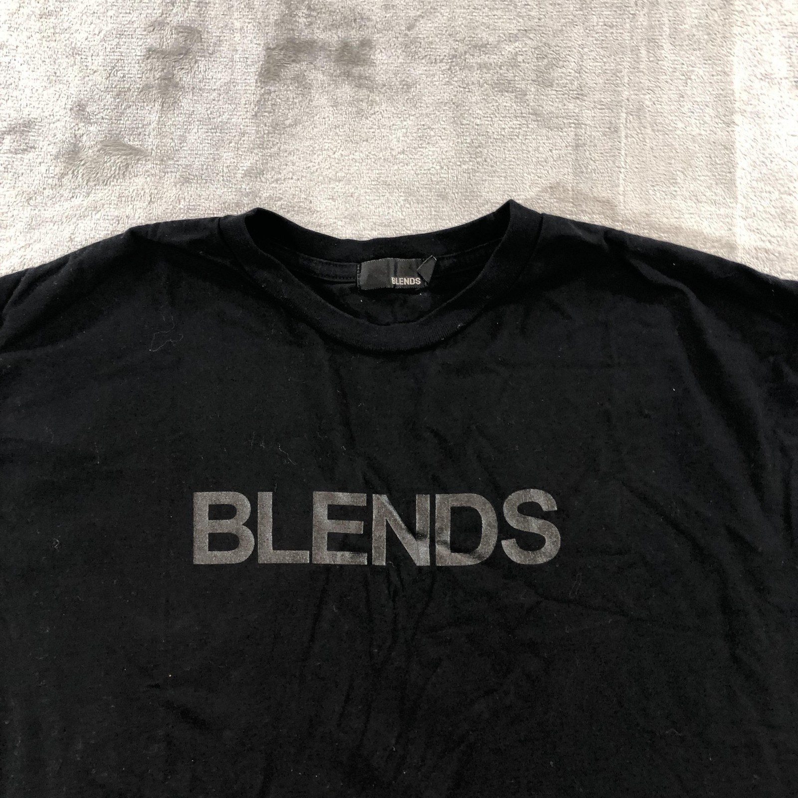 Vintage Blends Shirt Mens Large Black Logo Graphic Tee Made USA Y2K Streetwear gallery