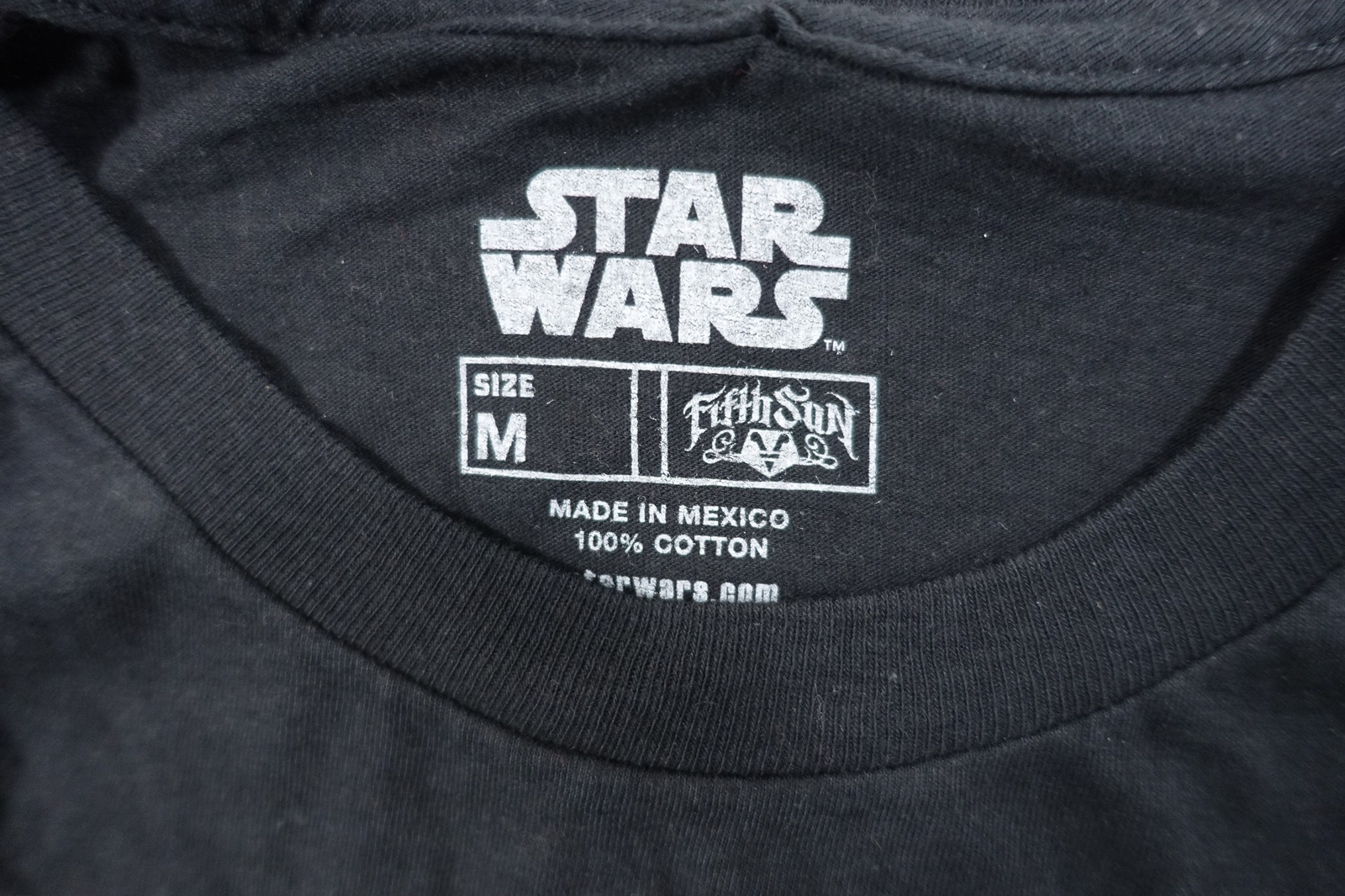STAR WARS FIFTH SUN BLACK MEDIUM MOST IMPRESSIVE DARTH VADER MOVIE TSHIRT MENS gallery