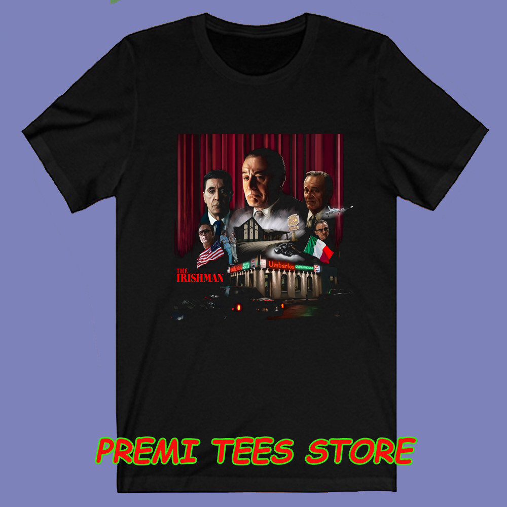 Irishman Action Movie Men’s Black Size S-3XL