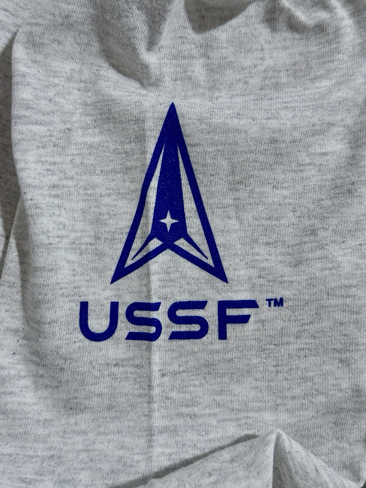 United States Space Force USSF “ALWAYS ABOVE” Ash Gray Long Sleeve T-Shirt -Sz L gallery