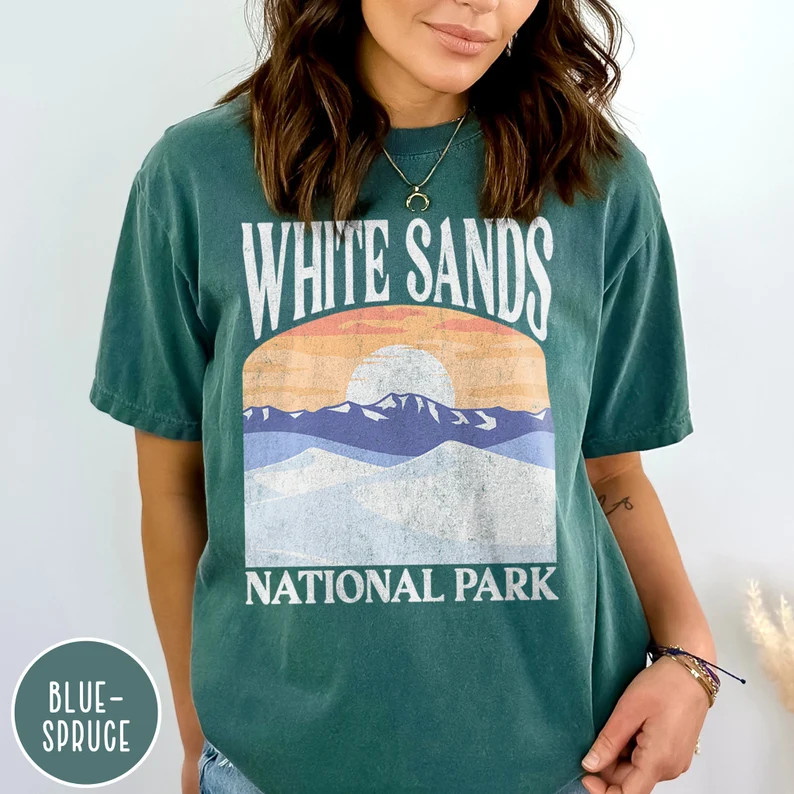 Desert White Sands Comfort Tee Shirt Men Women Soft gallery