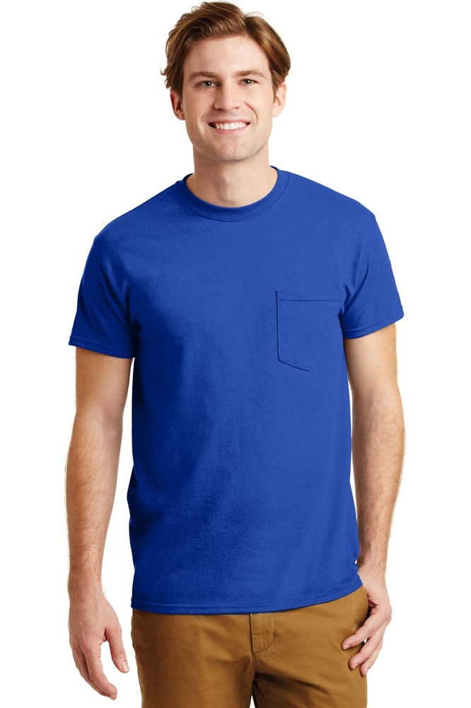 8300 Gildan – DryBlend 50 Cotton/50 Poly Pocket T-Shirt