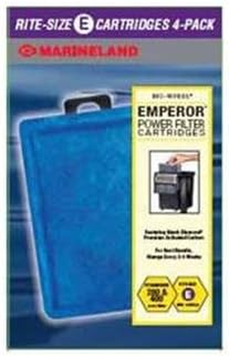 Rite-Size Emperor Power Filter Cartridge Size E (4 Per Pack)