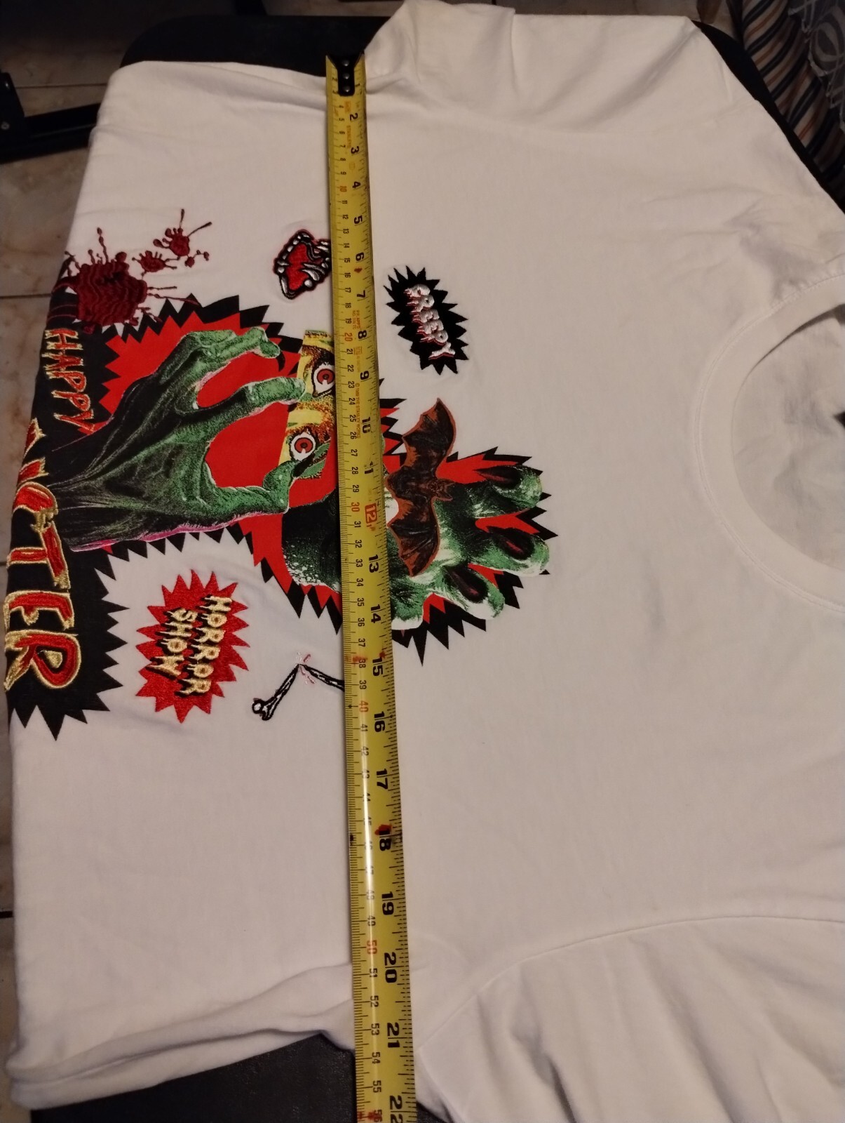 THE KOOPLES HAPPY MONSTER COTTON WHITE JERSEY T SHIRT IN WHi01 Mens Large gallery