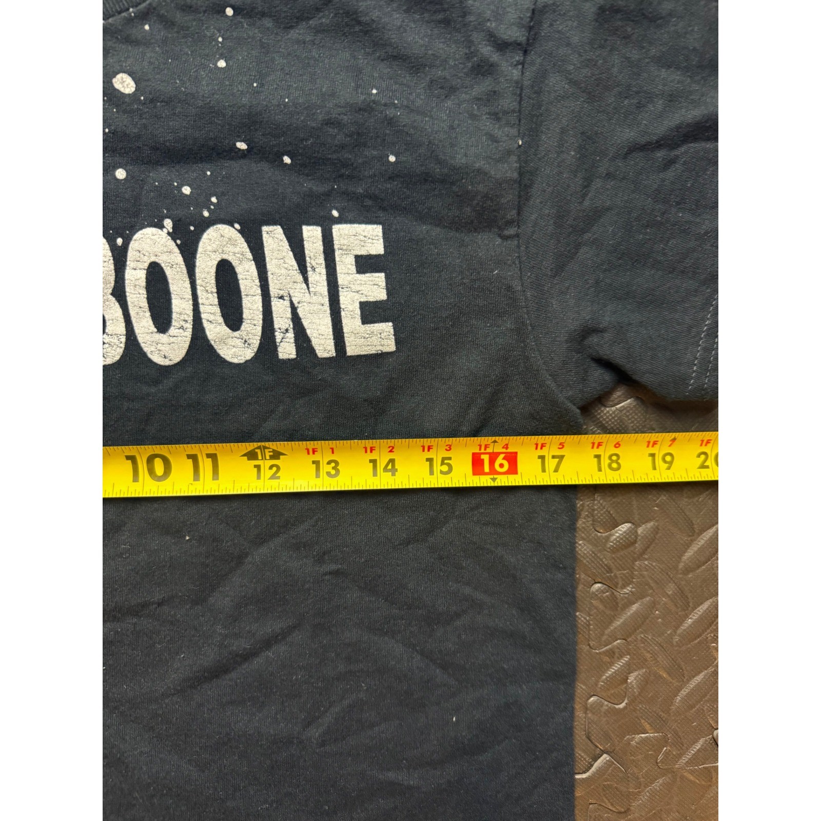 Benson Boone American Heart Tour 2023 T-Shirt Black Cropped Small Concert Merch gallery
