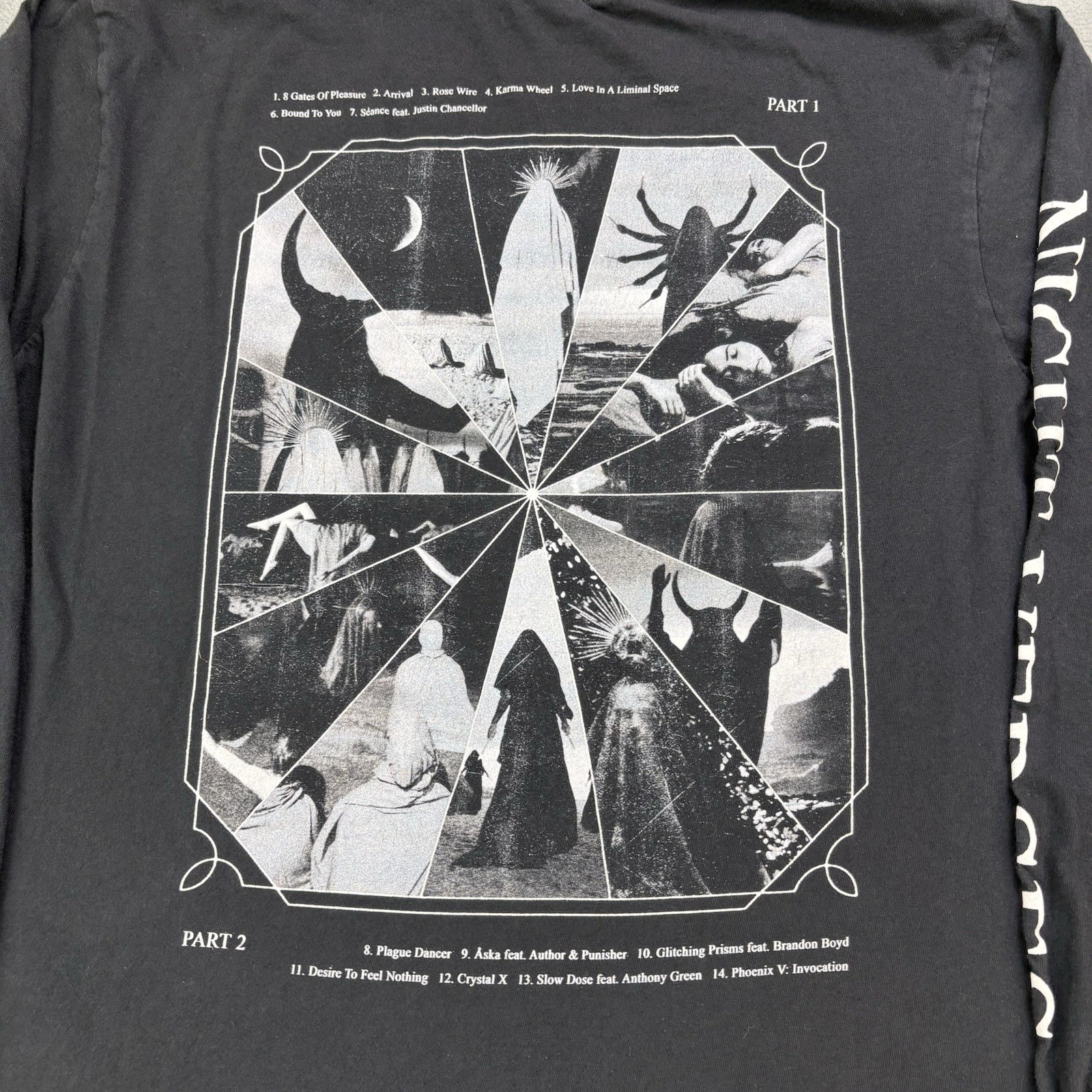Night Verses Every Sound Has A Color Band Long Sleeve T Shirt Size Large Black gallery