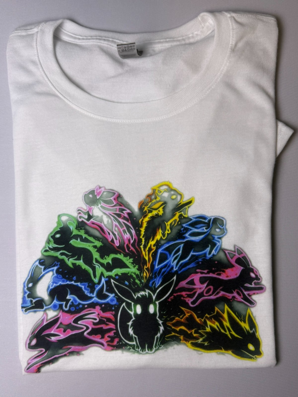 Pokémon Eeveeloution T-Shirt – Various Sizes – New! Free Shipping! Eevee Custom