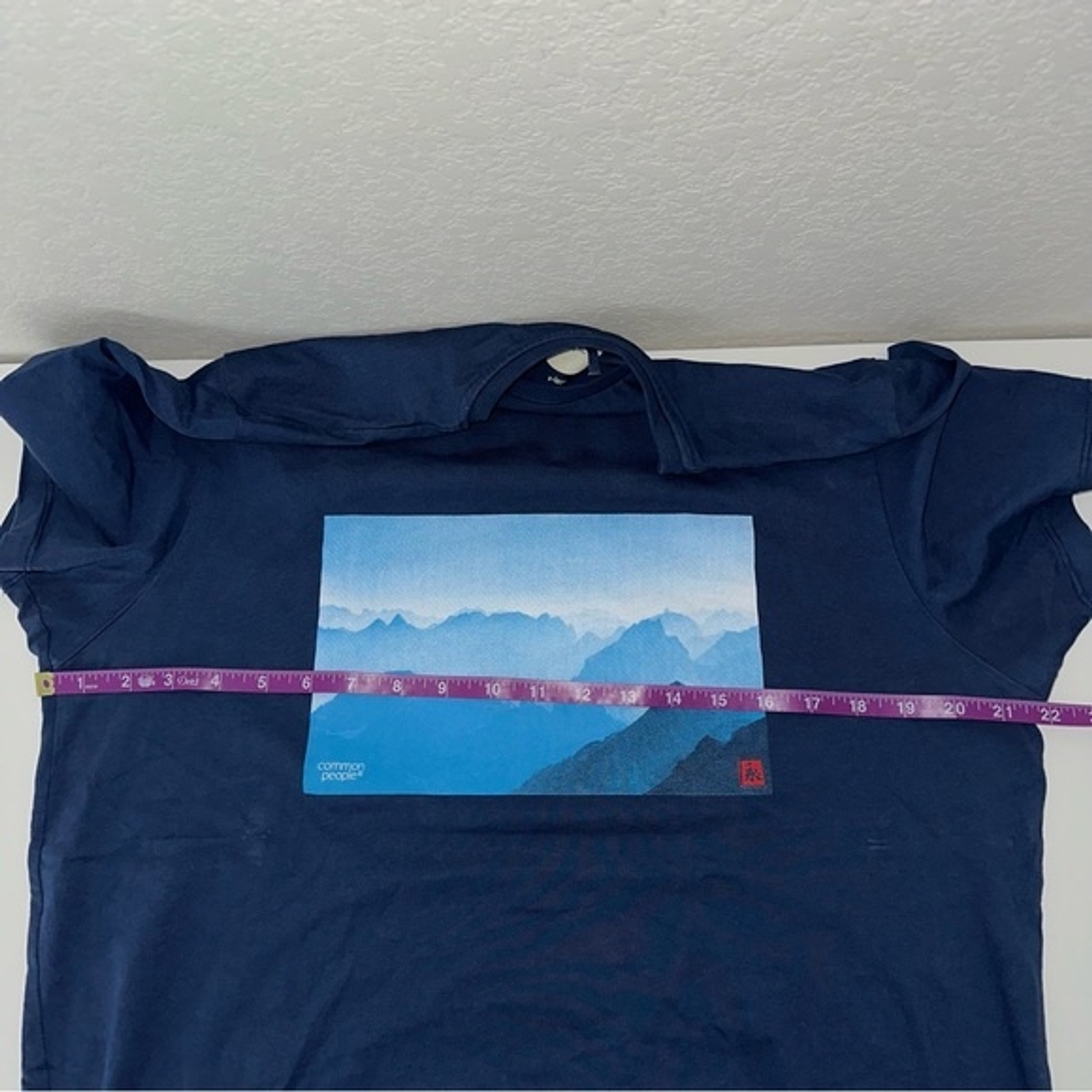 Common People T-Shirt Men's XL Graphic 100% Cotton Regular Fit High Quality Navy gallery