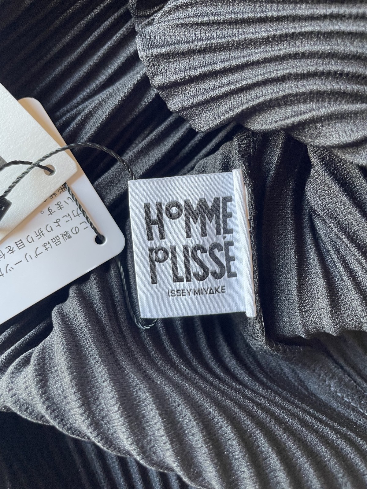 Issey Miyake Homme Plisse Black pleated Long sleeve Shirt gallery
