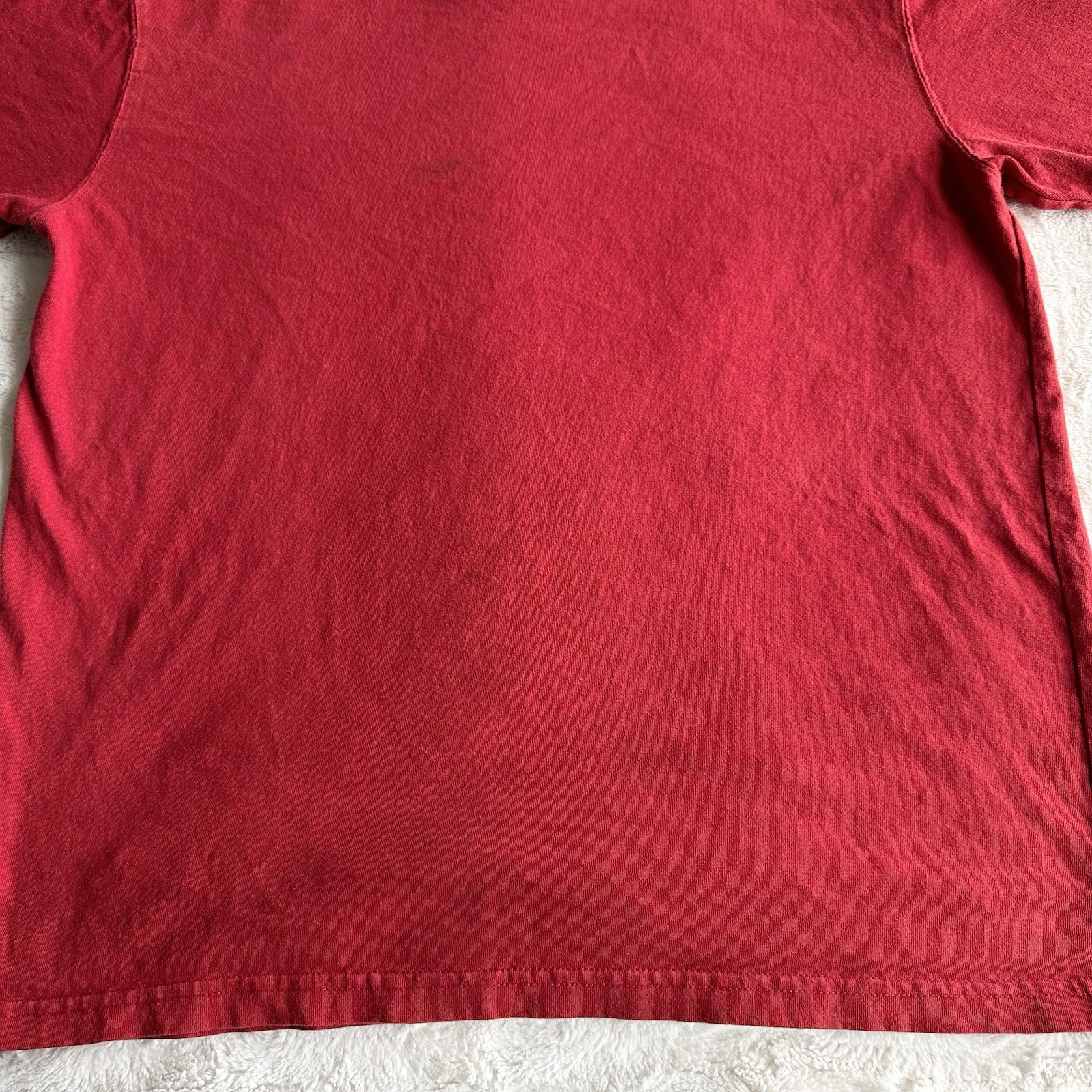 Red Canoe Canada Shirt Tee Mens Large Maple Leaf Canadian Cotton Classic Logo SS gallery