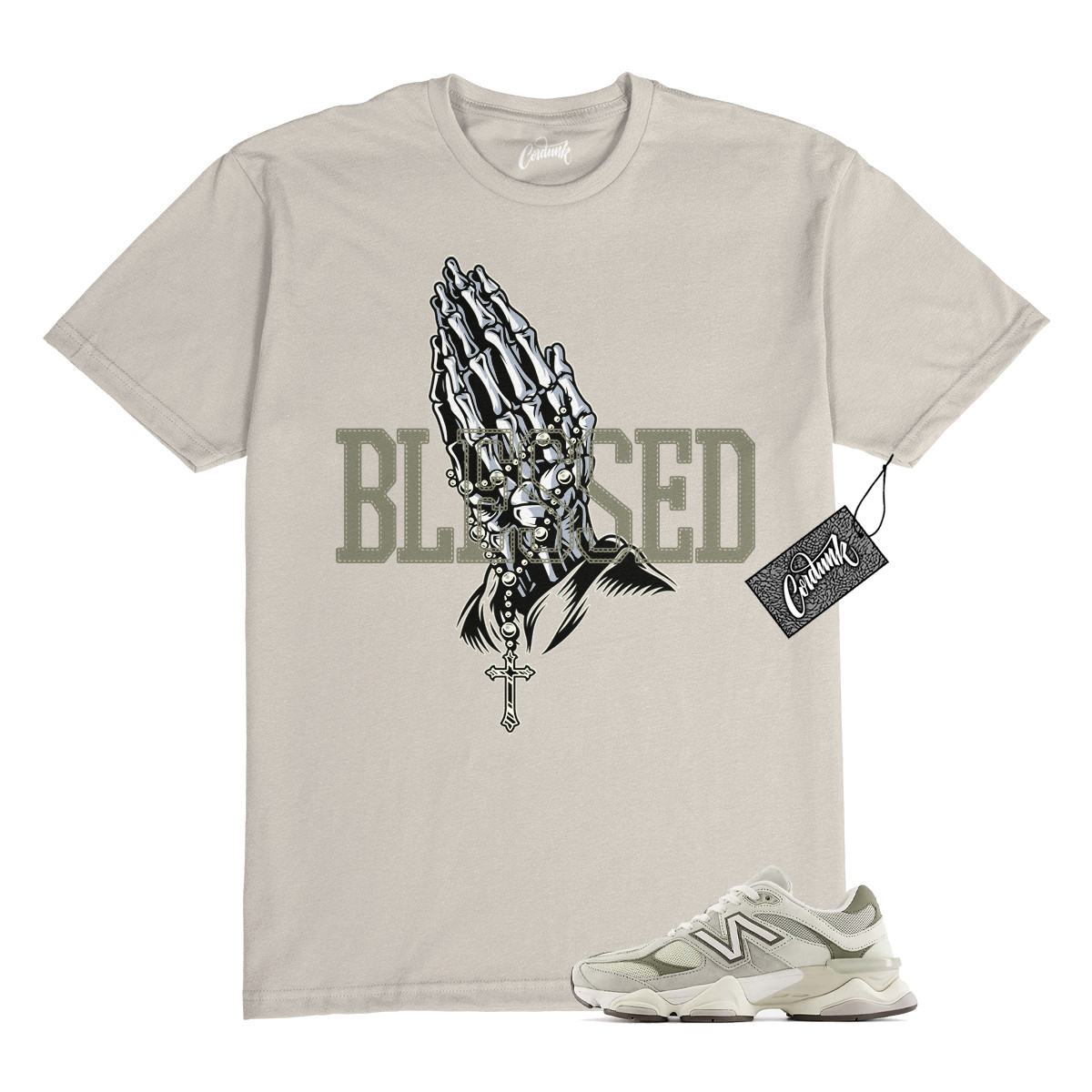 9060 Olivine Lichen Green Dark T Shirt to Match BLSDHANDS gallery