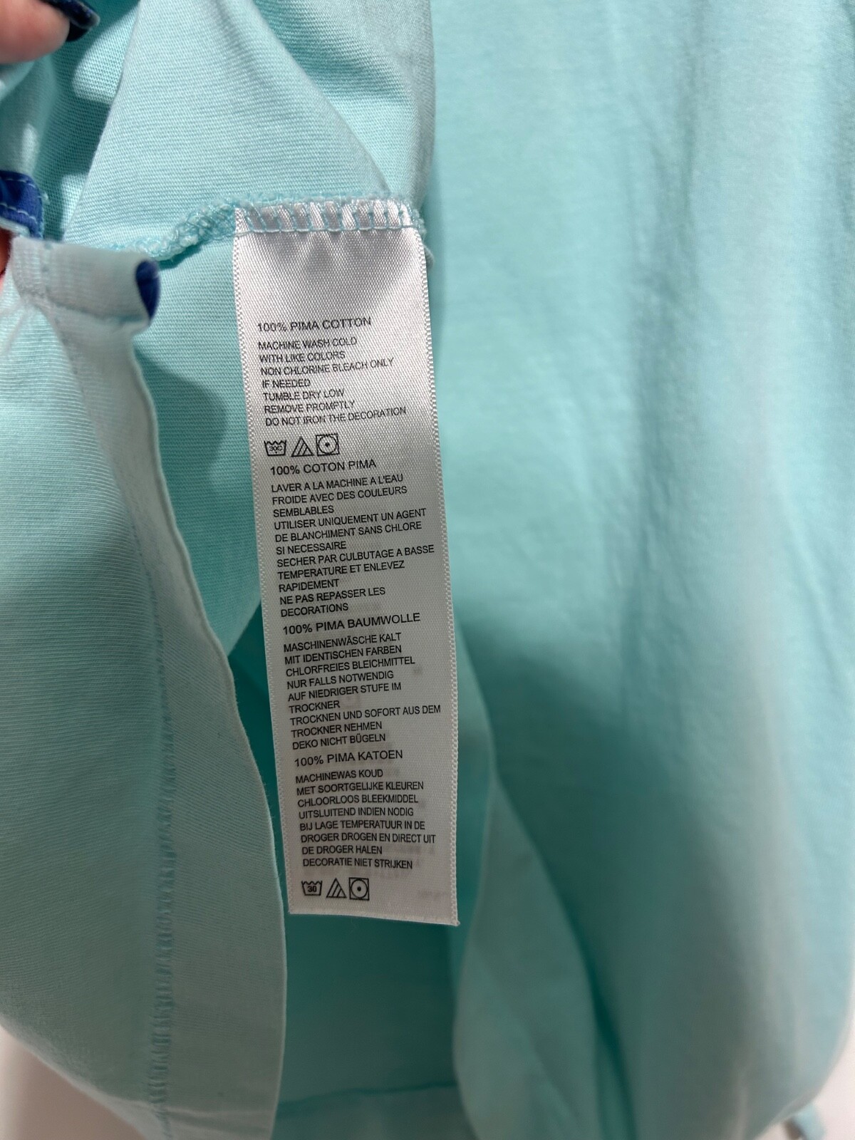 Tommy Bahama Men Size L Blue UPF 30 Pima Cotton Pocket Short Sleeve Shirt gallery