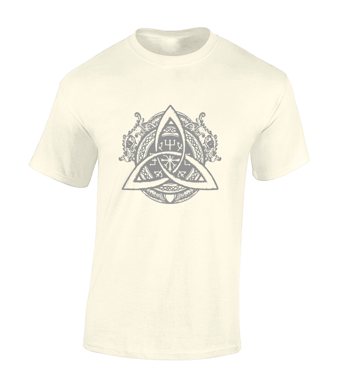 TRIQUETRA MENS T SHIRT COOL VIKING SYMBOL CELTIC ODIN THOR VALHALLA HAMMER TOP gallery