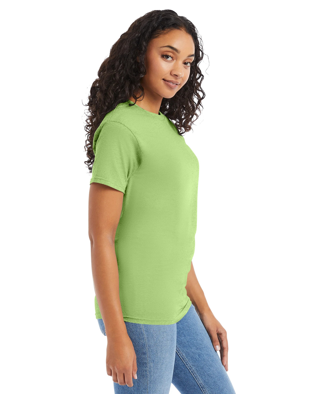 Hanes Men T-Shirt 100% Cotton TAGLESS ComfortSoft Crew tee Heavy Soft S-4XL 5280 gallery