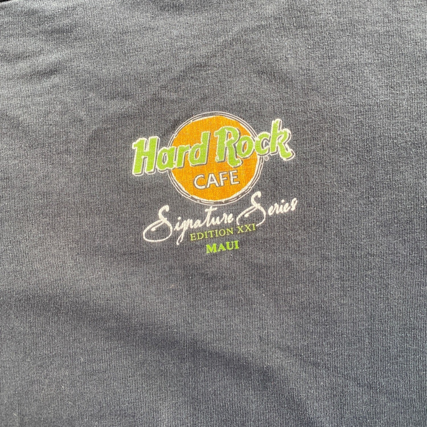 Hard Rock Cafe Mens T-Shirt Black Bruce Springsteen Signature Series Graphic Tee gallery