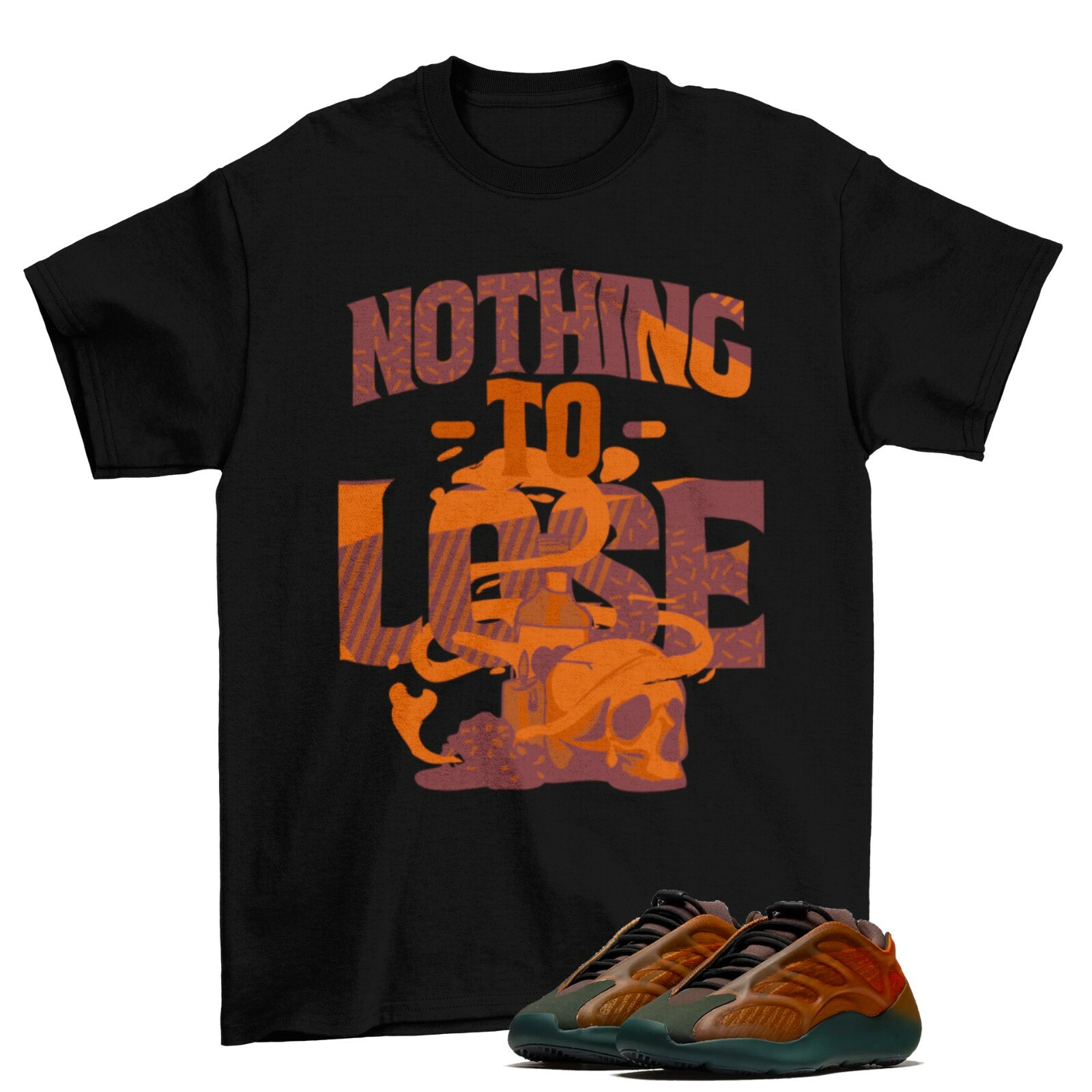 Nothing to Lose Sneaker Shirt to Match Yeezy 700 V3 Copper Fade