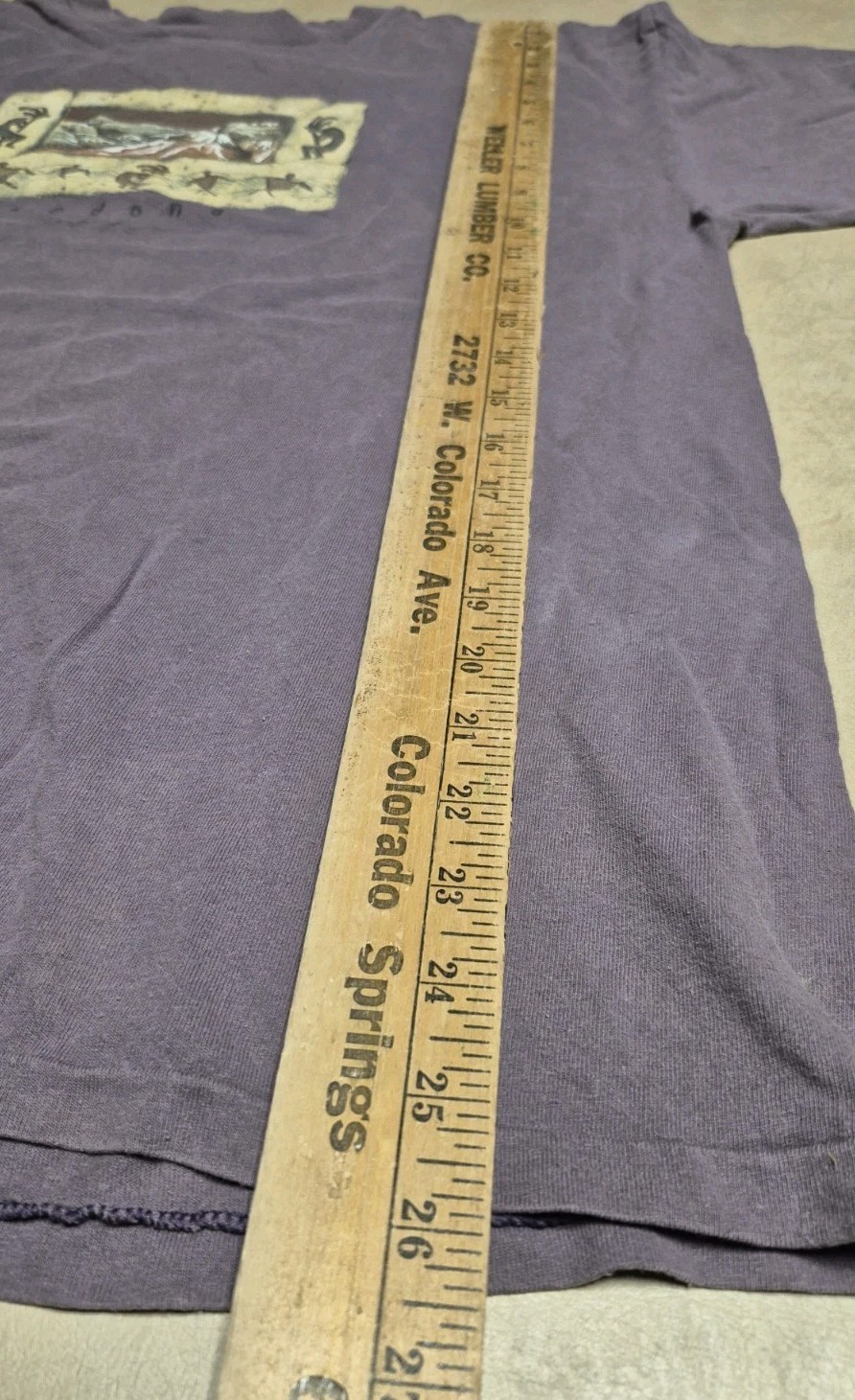 Vtg 90s Sedona Arizona Tee Large Desert Aztec Native Single Stitch Purple Pastel gallery