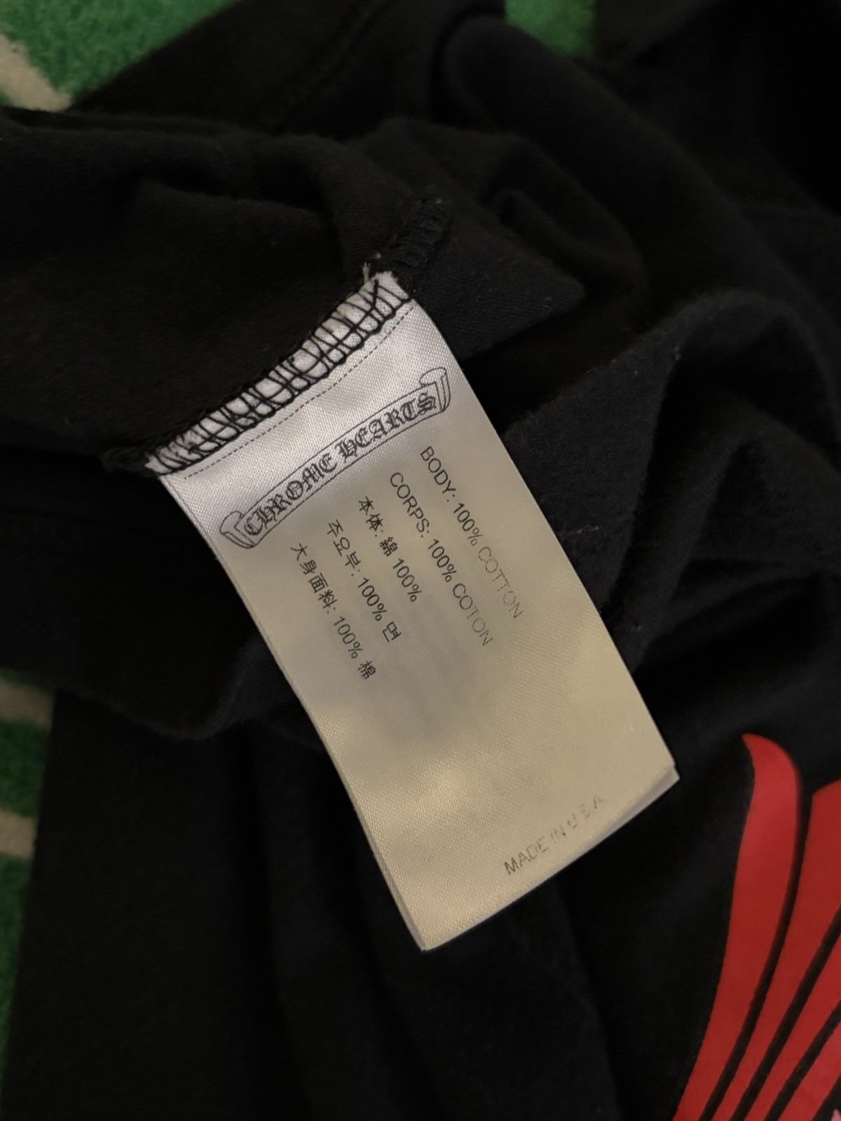 100% Authentic Chrome Hearts Multi Color Cross T-shirt gallery