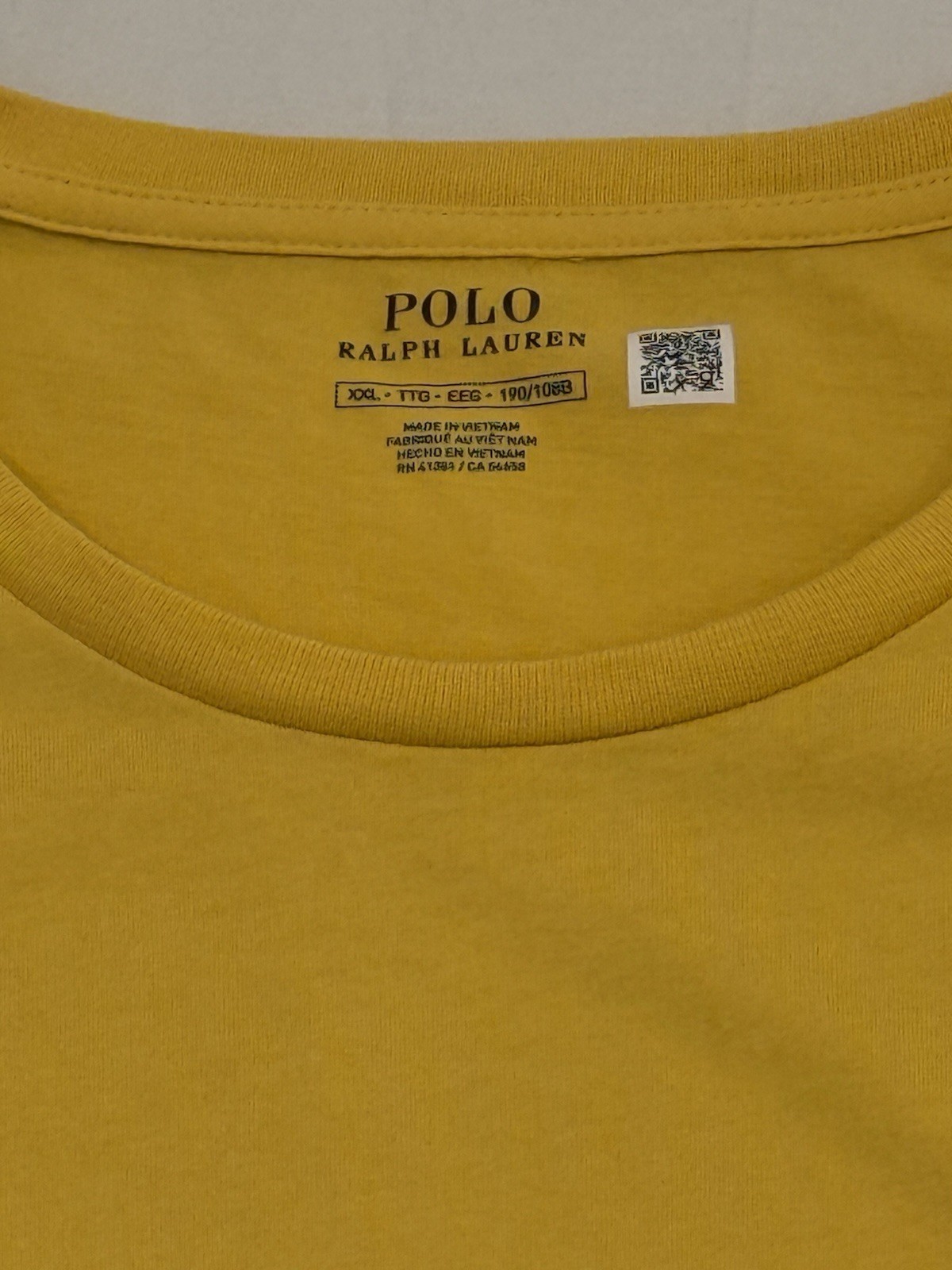 Polo Ralph Lauren Short Sleeve Big Pony Solid Crewneck Solid T-Shirt Yellow XXL gallery